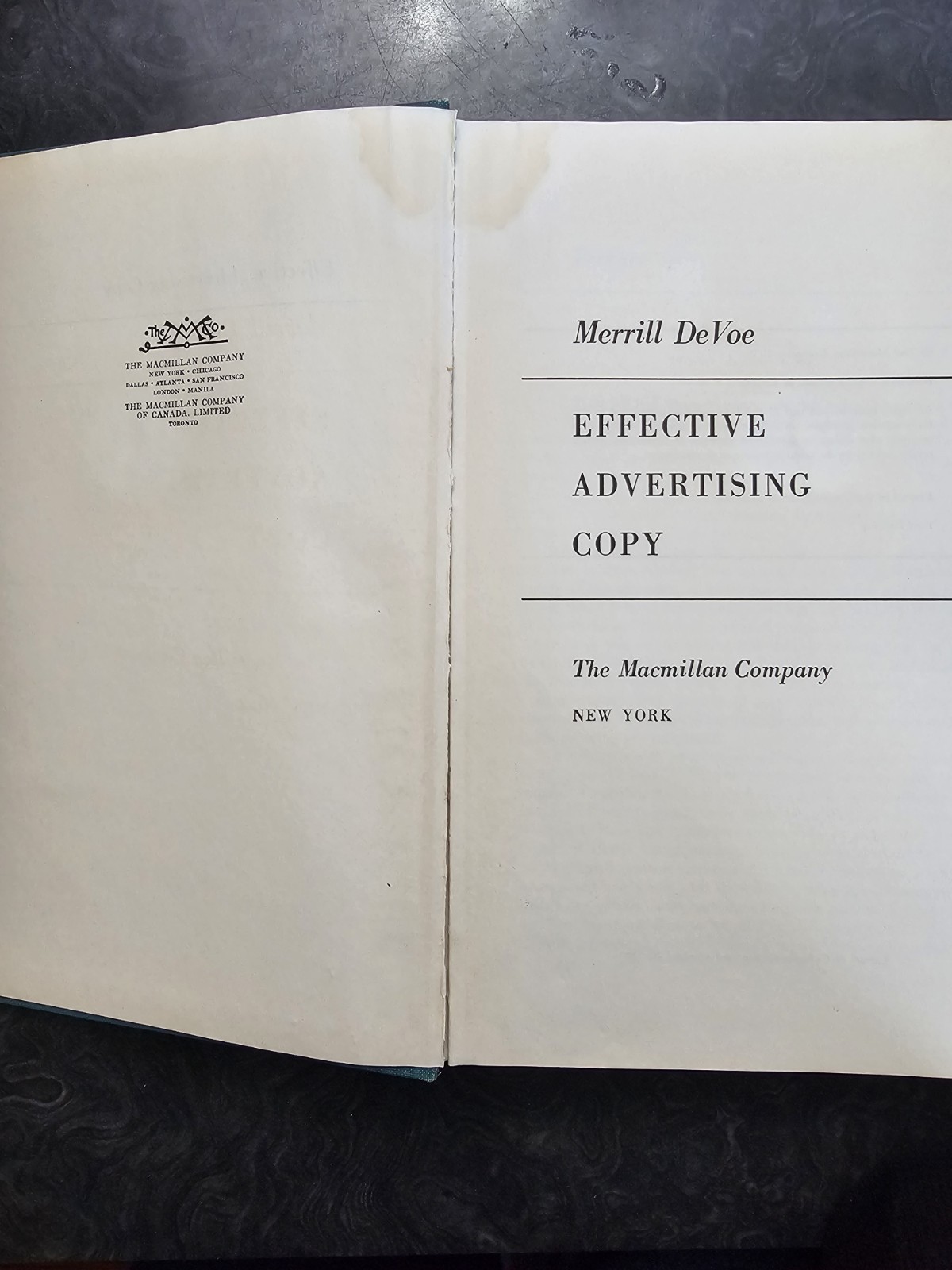 Effective Advertising Copy Hardcover 1956 First Printing