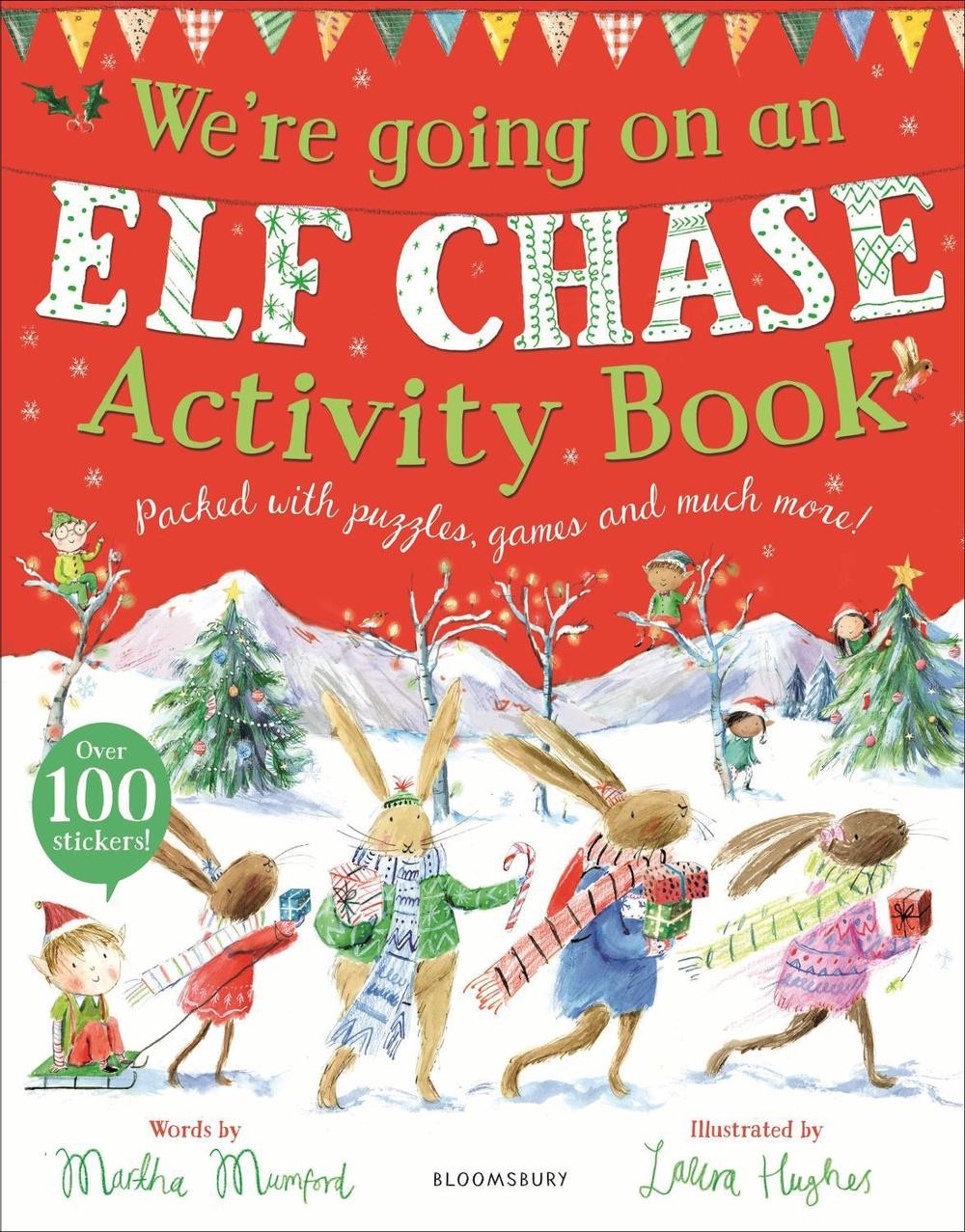 We’re Going on an Elf Chase Activity Book (The Bunnies of Hoppity Hill) by Marth