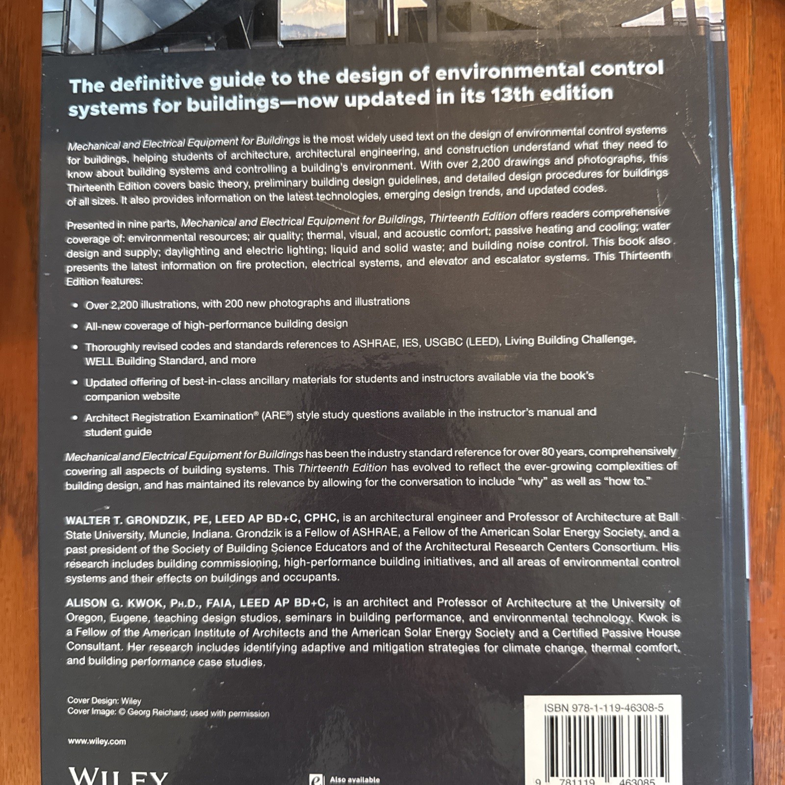Mechanical and Electrical Equipment for Buildings by Alison G. Kwok and…