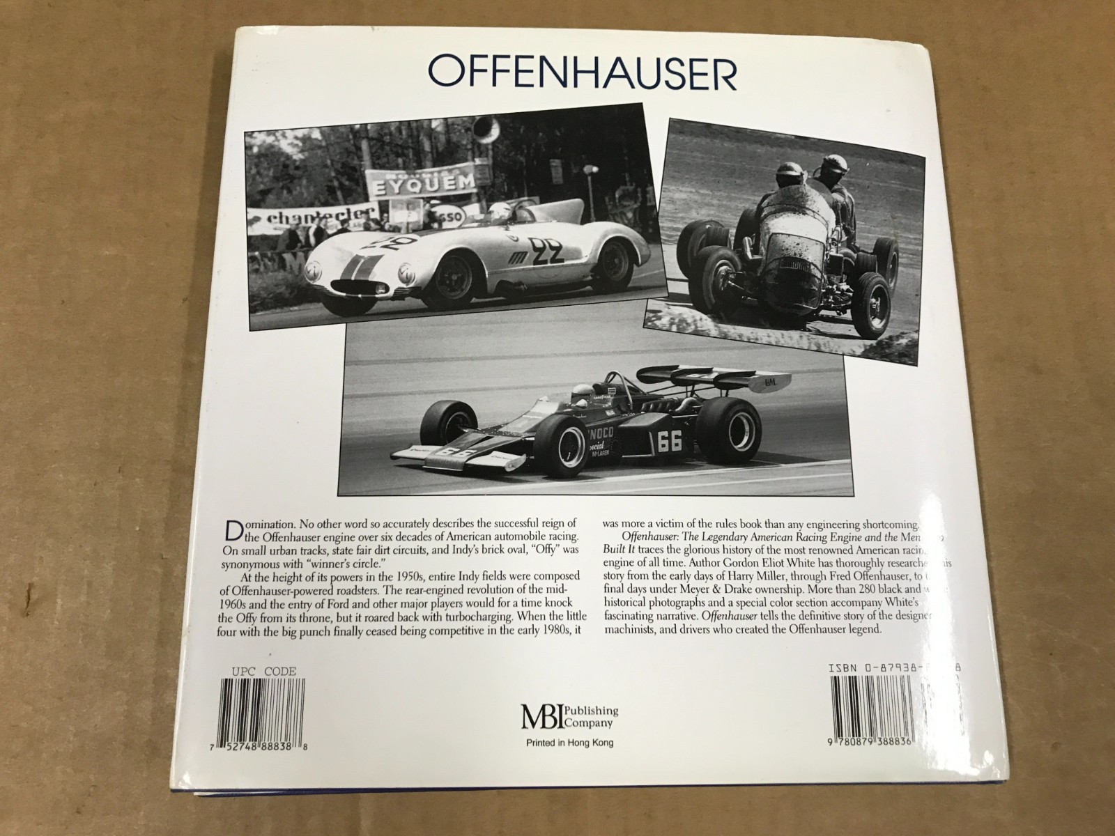 Offenhauser: Legendary Racing Engine by Gordon Eliot White, Hardcover – Signed