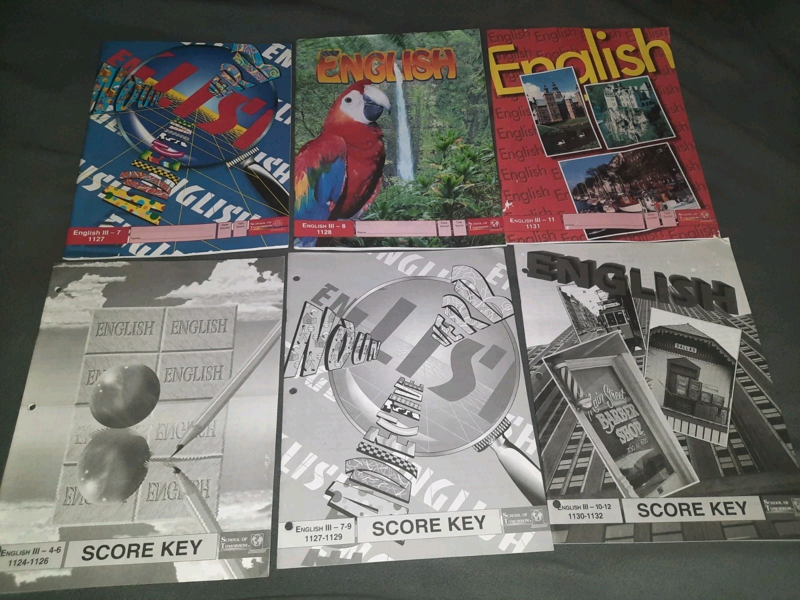 ACE School of Tomorrow English III Workbooks and Score Keys READ