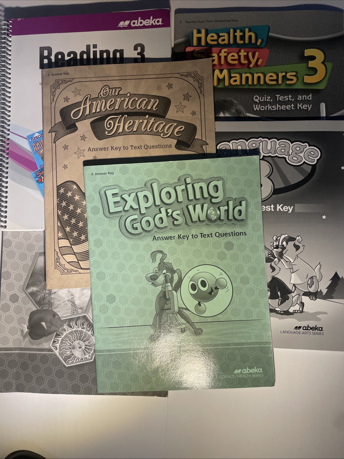ABEKA USED GRADE 3 ANSWER BOOK KIT