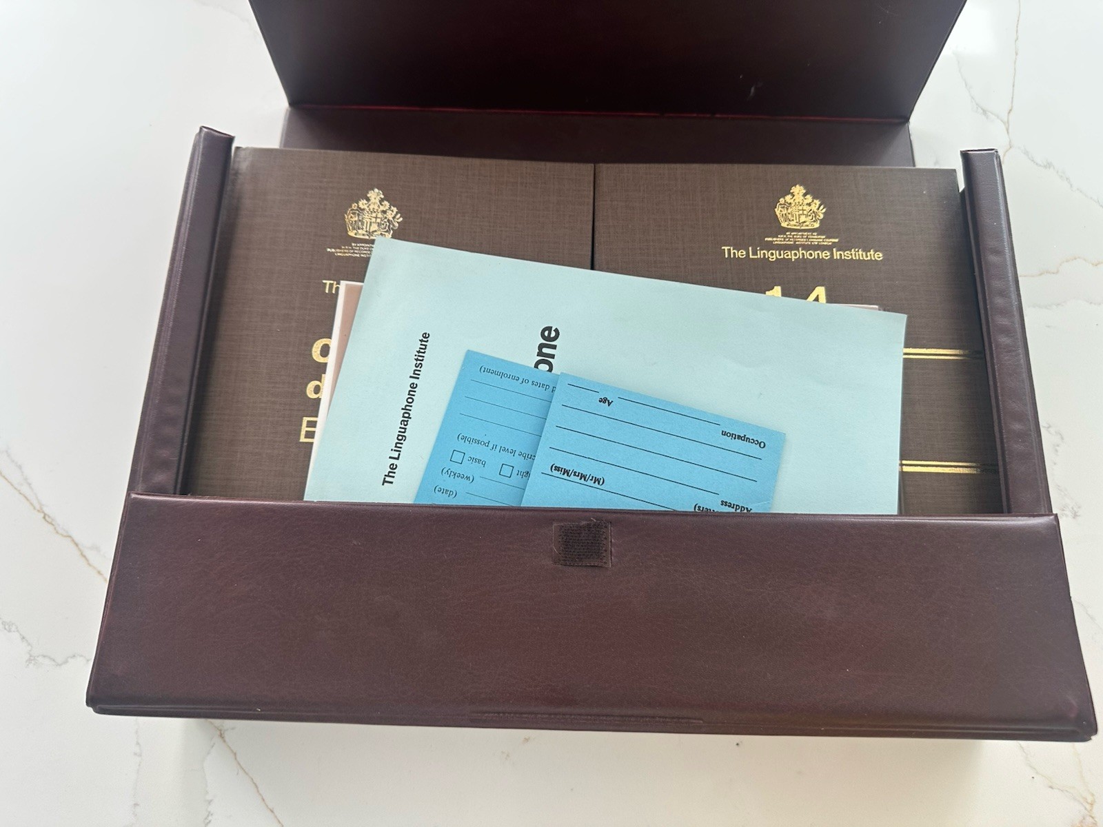 Vintage Linguaphone French Language Course Book & Cassette Incomplete Set – NEW