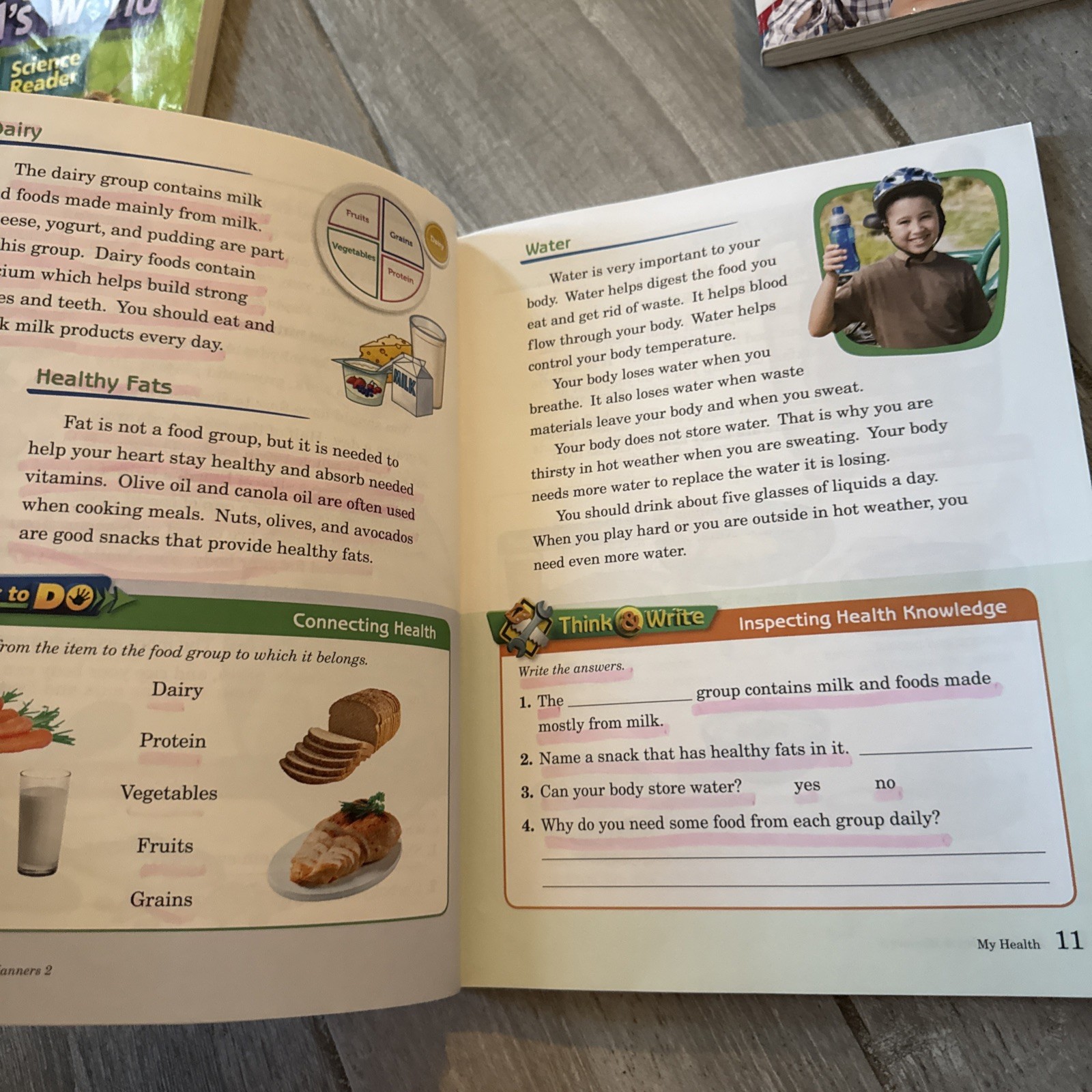 Abeka Lot of 3 Readers Our America Enjoying God’s World Health Safety 2nd grade