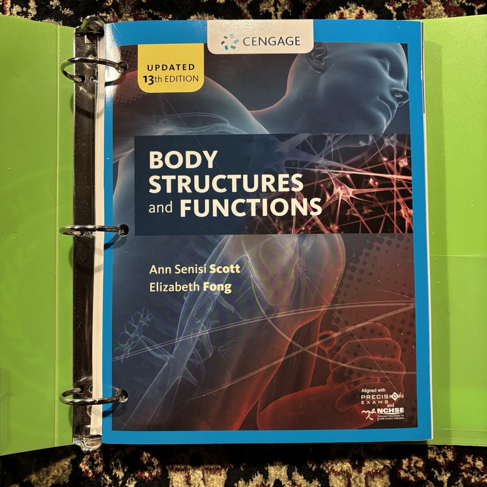 Cengage Body Structures and Functions | 13th Updated Ed | Loose Leaf in Binder
