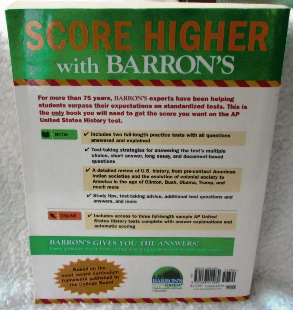 Barron’s AP United States History 4th Edition Eugene Resnick