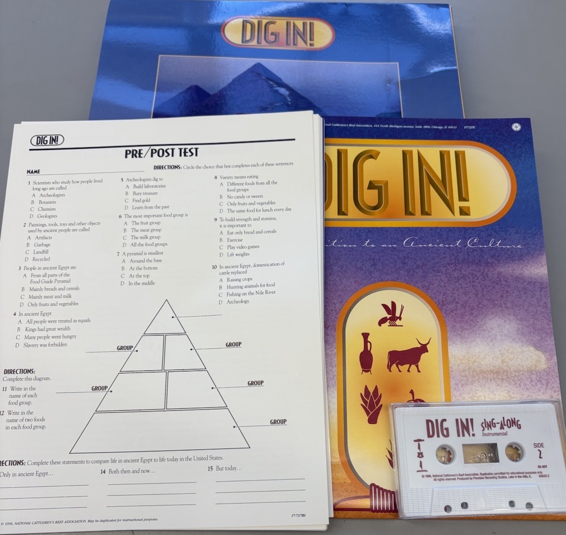 Box of many Ag In The Classroom & Food, Water, Gardens, Insects, & Birds lesson