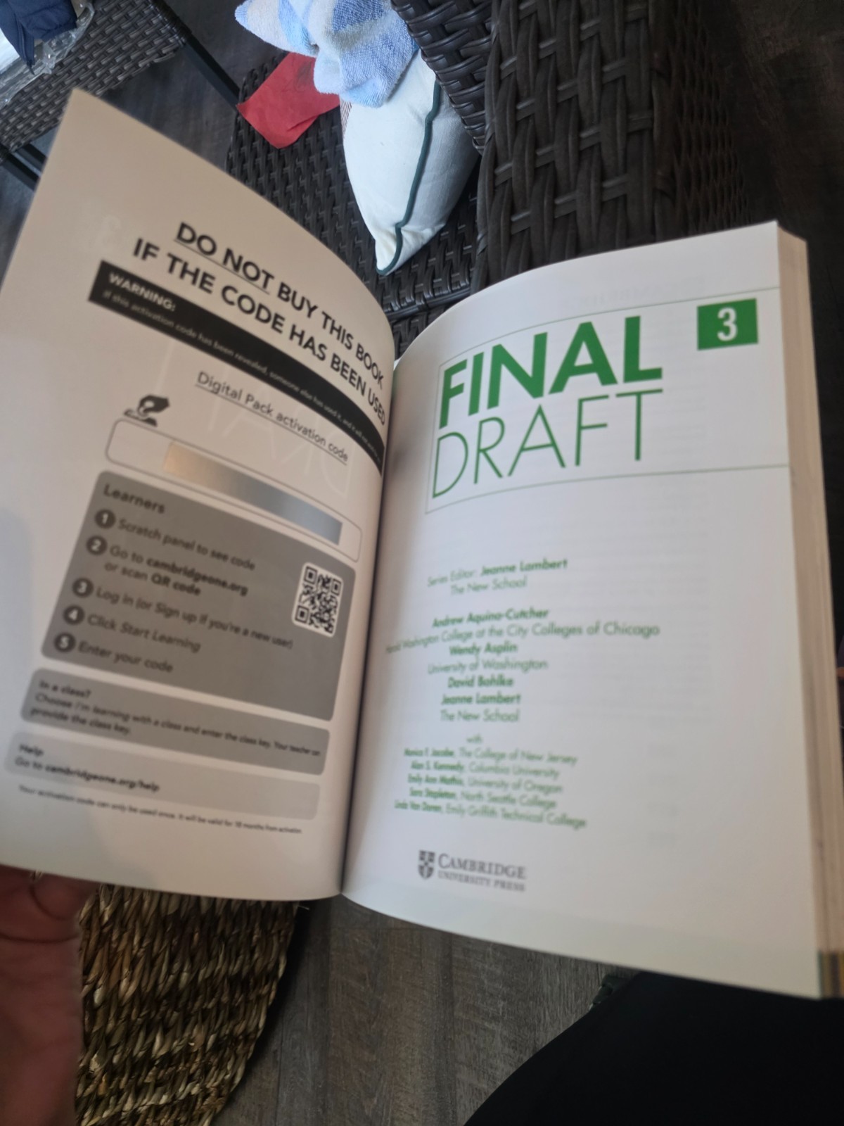 Final Draft Ser.: Final Draft Level 3 Student’s Book with Digital Pack by David