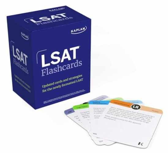 LSAT Prep Flashcards: Updated cards and – Cards, by Kaplan Test Prep – Very Good