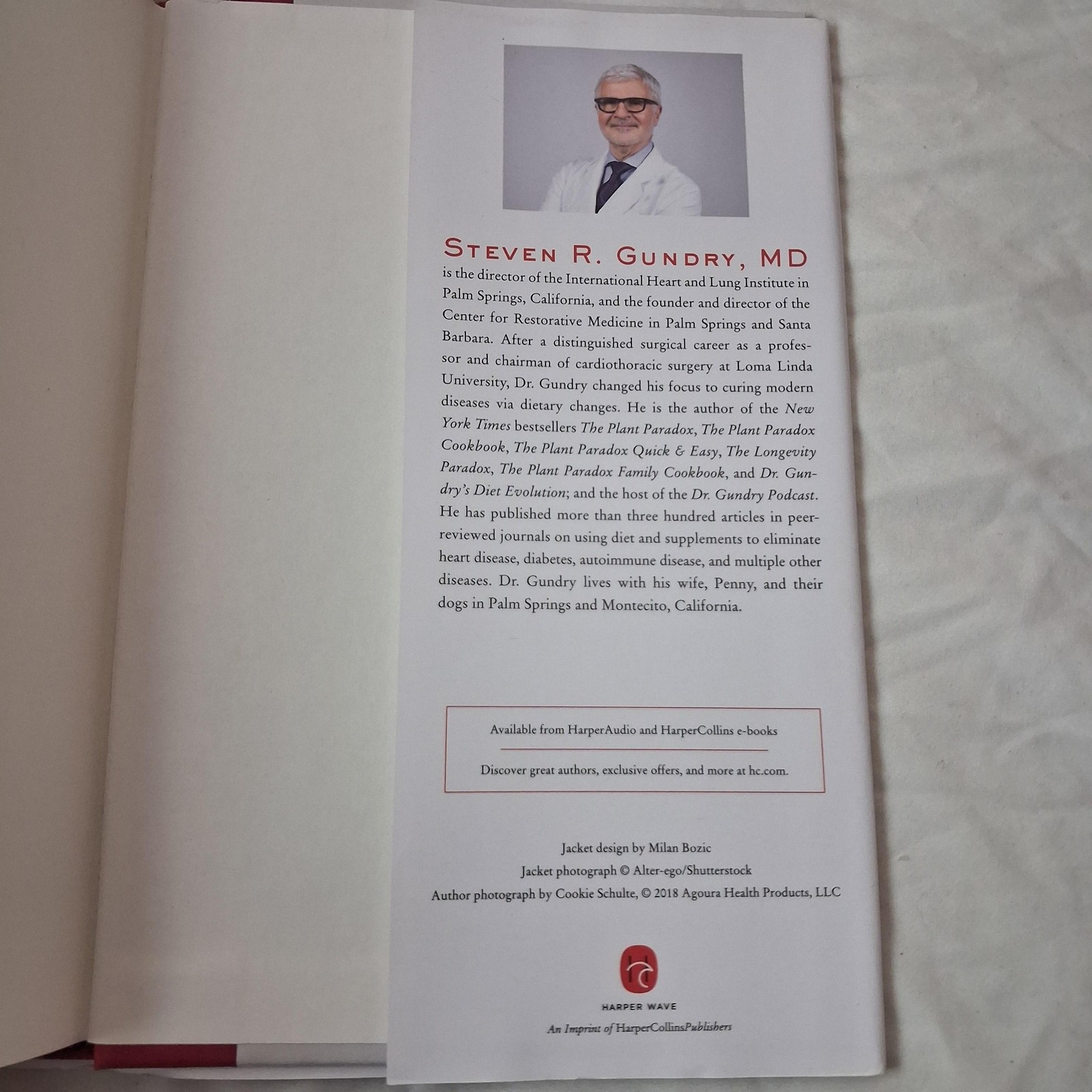 The Energy Paradox: What To Do When Get-Up-And-Go Has Gone Steven R Gundry HC