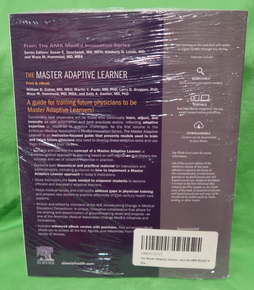 AMA MedEd Master Adaptive Learner 2020 NEW SEALED Medical Textbook Martin Pusic
