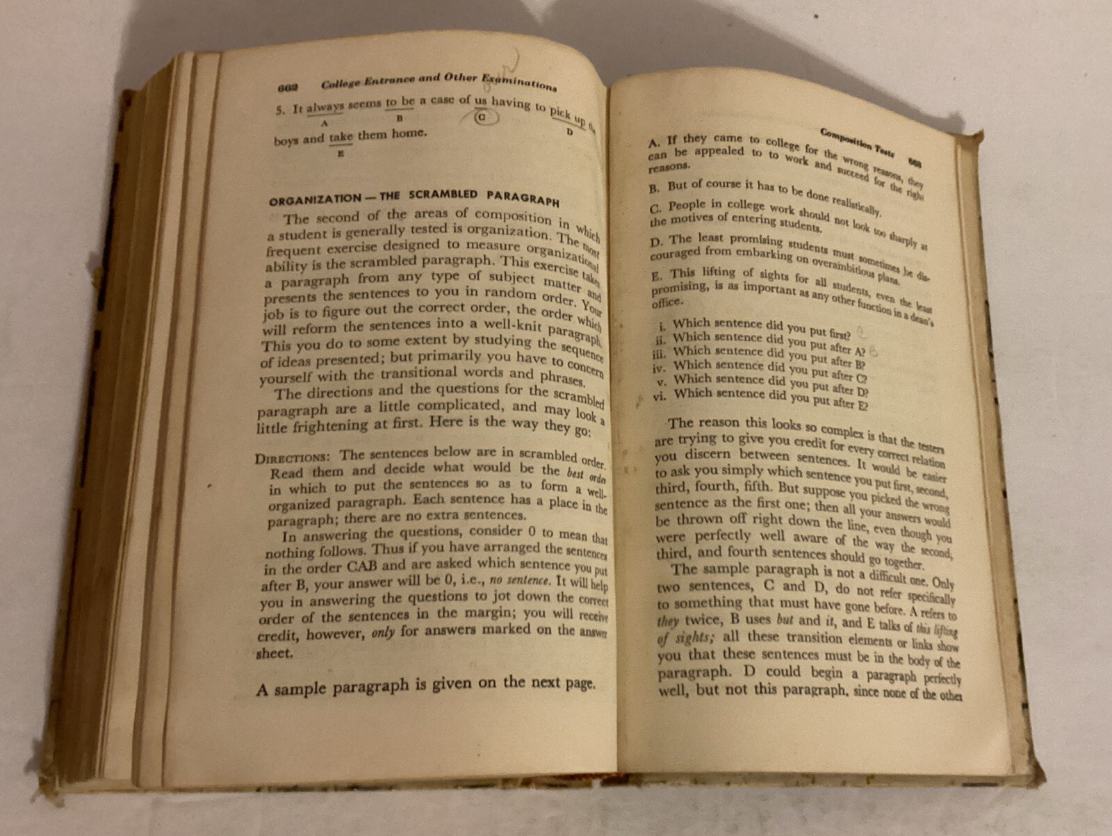 1957 English Grammar And Composition Complete Course John E Warriner Hardcover