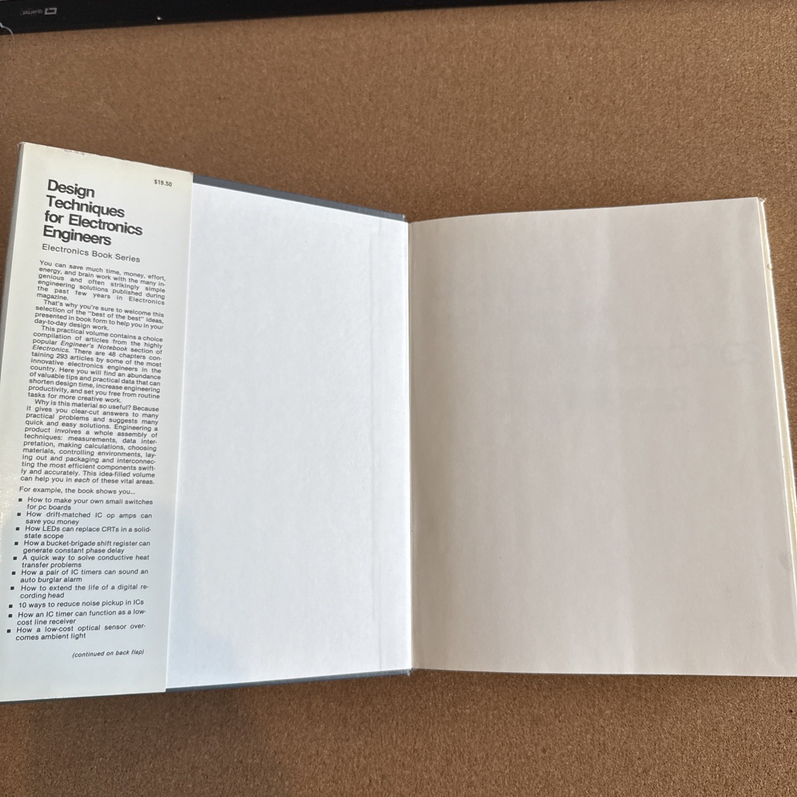 Design techniques for electronics engineers (Electronics book series) Vintage