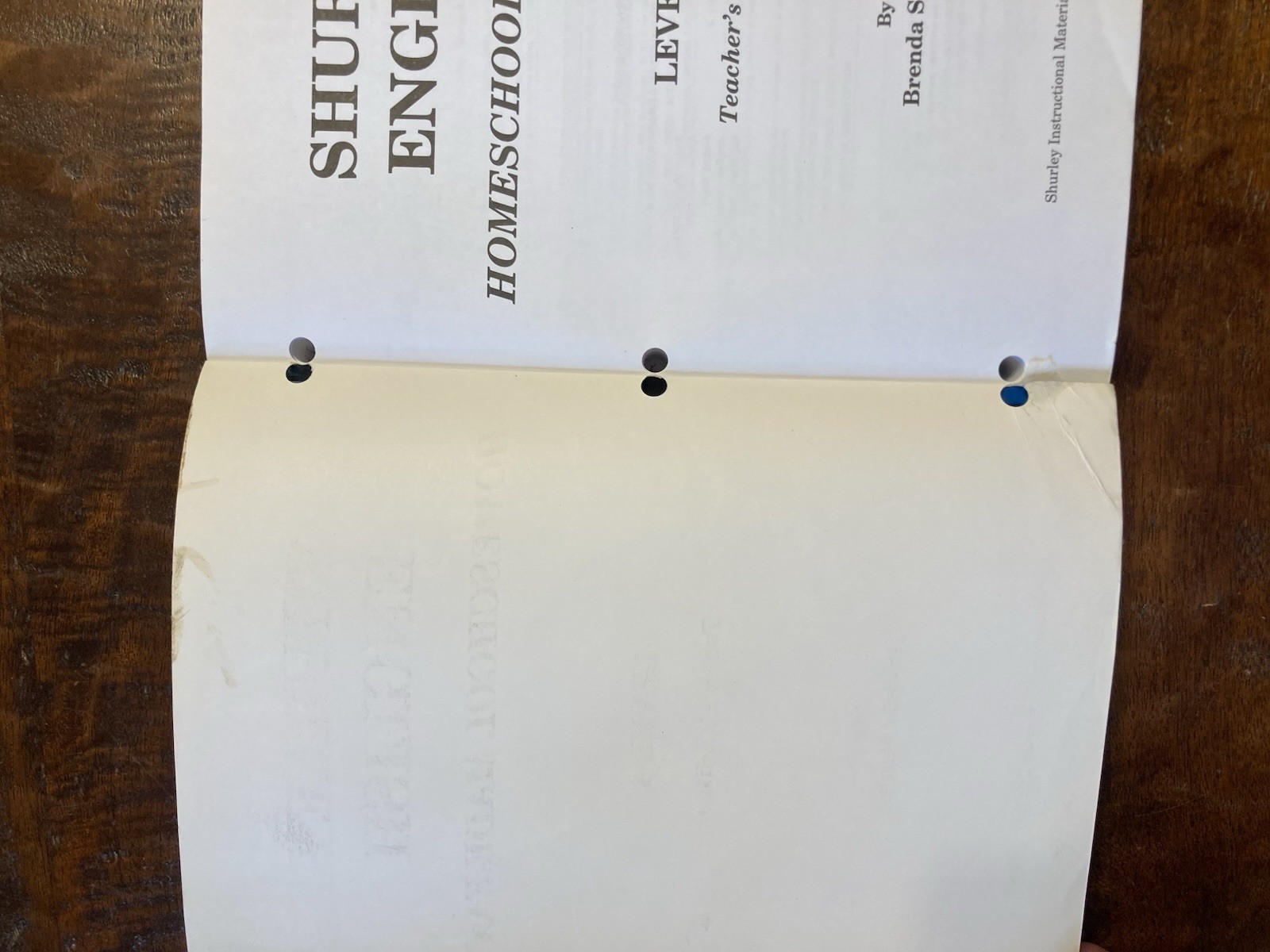 Shurley English Teacher’s Manual Level 4