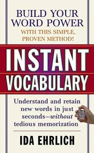 Instant Vocabulary – Mass Market Paperback By Ehrlich, Ida – GOOD