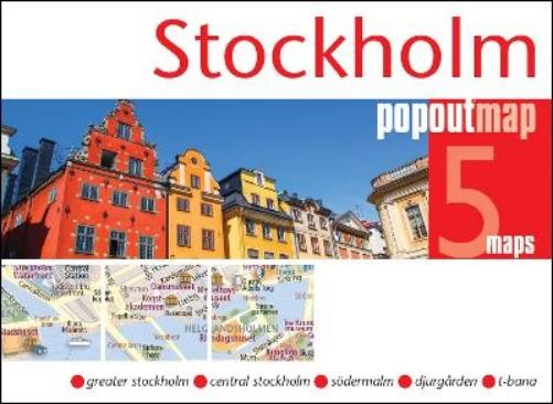 Stockholm PopOut Map – pocket-size, pop up map of Stockholm city centre (Map)