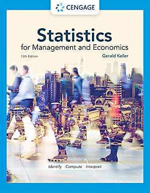 Statistics for Management and Economics – Paperback, by Keller Gerald – Good
