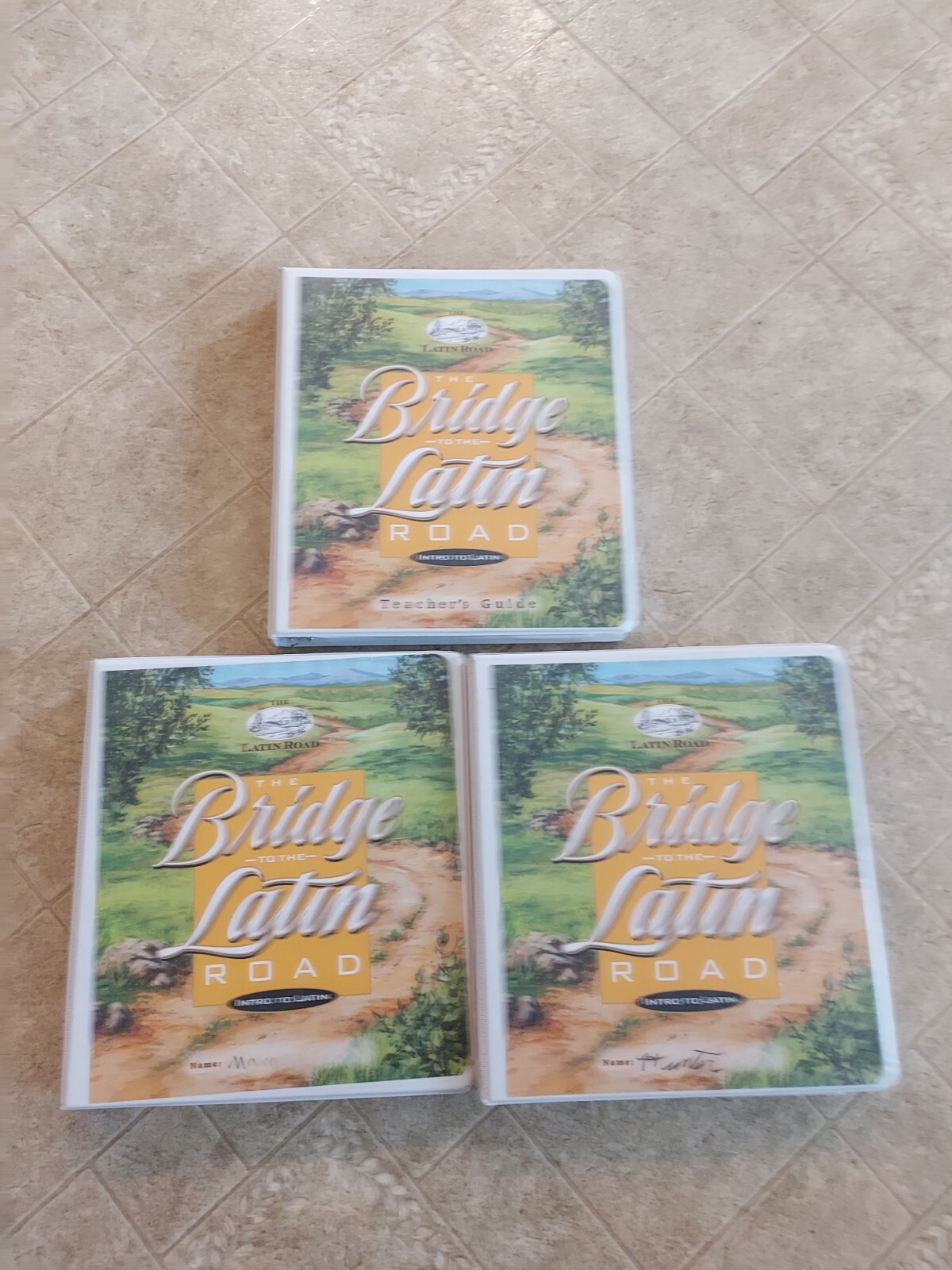 THE BRIDGE TO THE LATIN ROAD Intro to Beers Teacher DVD 2 Student SET Schola