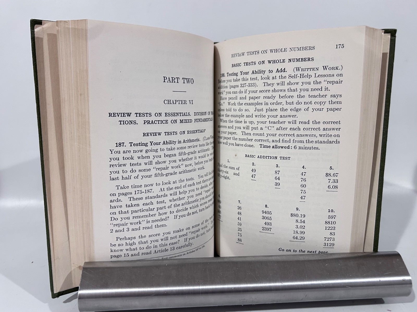 Knight: Standard Service Arithmetics, Scott Foresman 1927, Grade Five