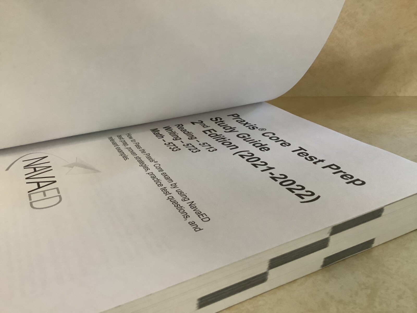 Praxis Core Test Prep Study Guide 2nd edition 2021-2022 NavaEd Reading writing m