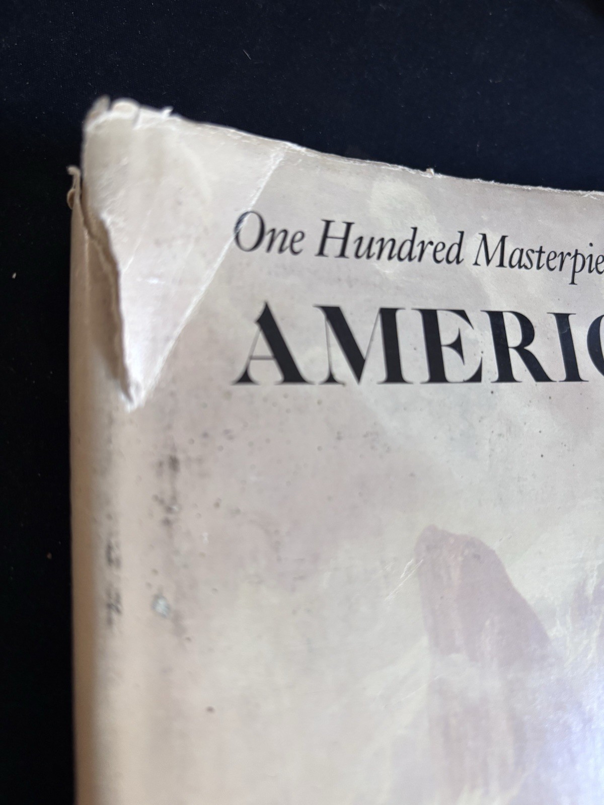100 Masterpieces of American Painting SIGNED By Milton W Brown 1983 Art Book DC