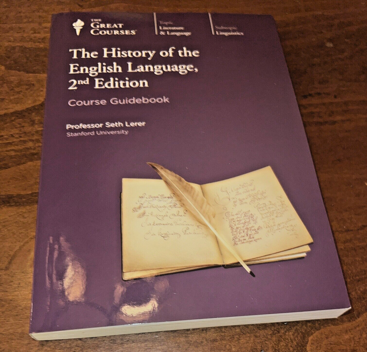 Great Courses- The History of the English Language, 2nd Edition DVDs + Guidebook