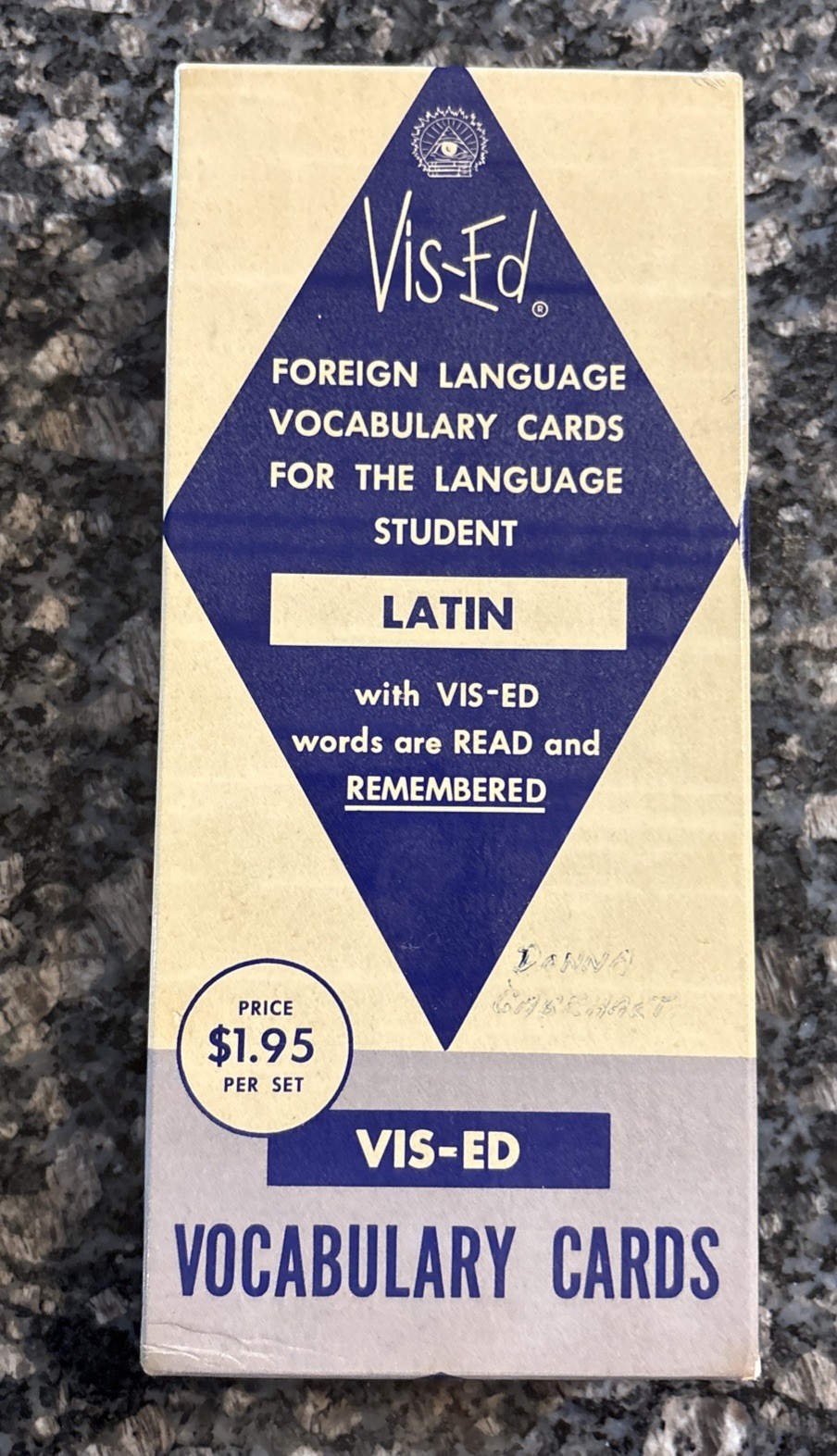 Vis-Ed Foreign Language Vivian Cards – Latin. Vintage – $1.95 Price
