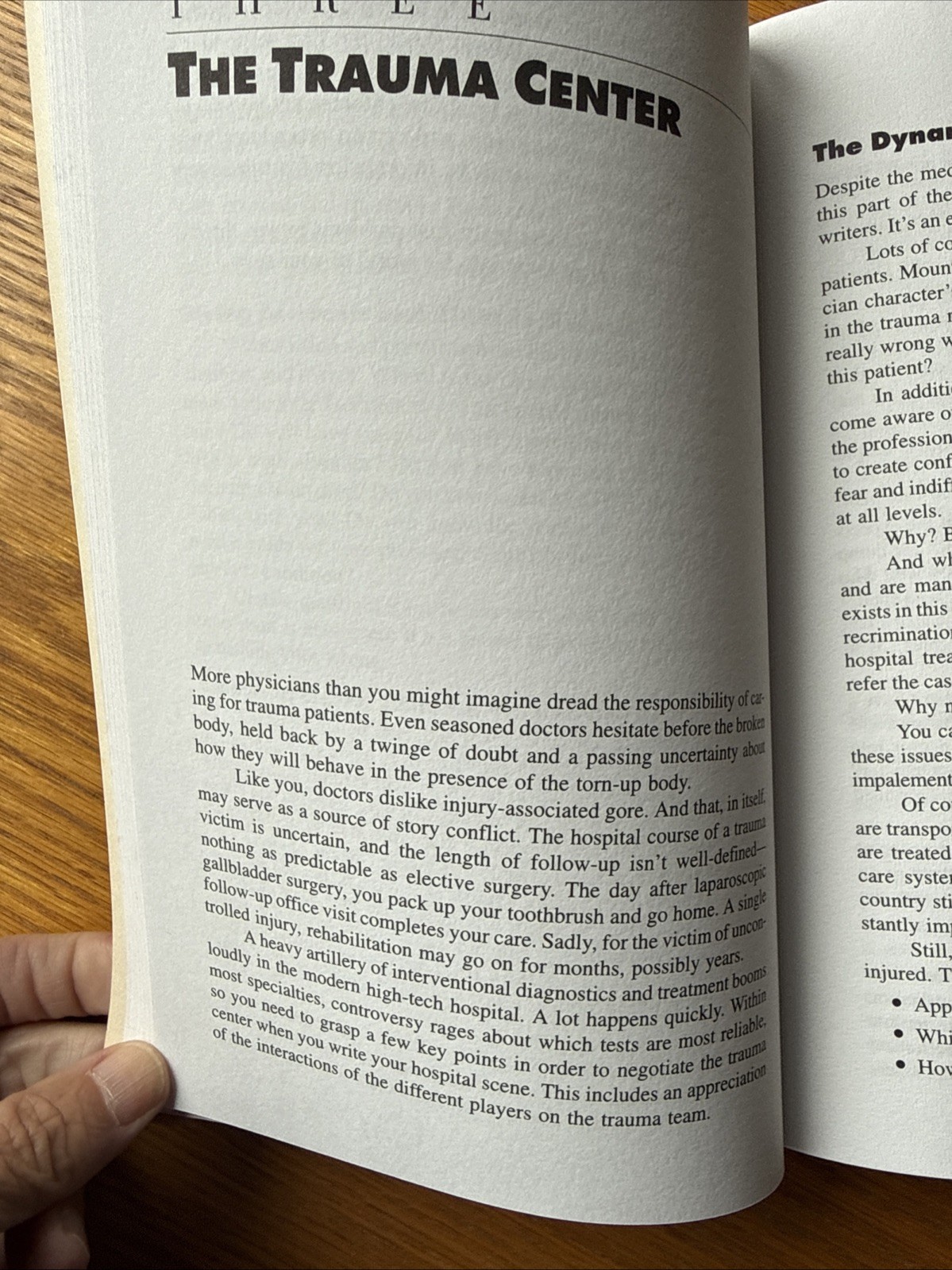 Body Trauma : A Writers Guide to Wounds , Page, David W Inscribed Signed PB 1996