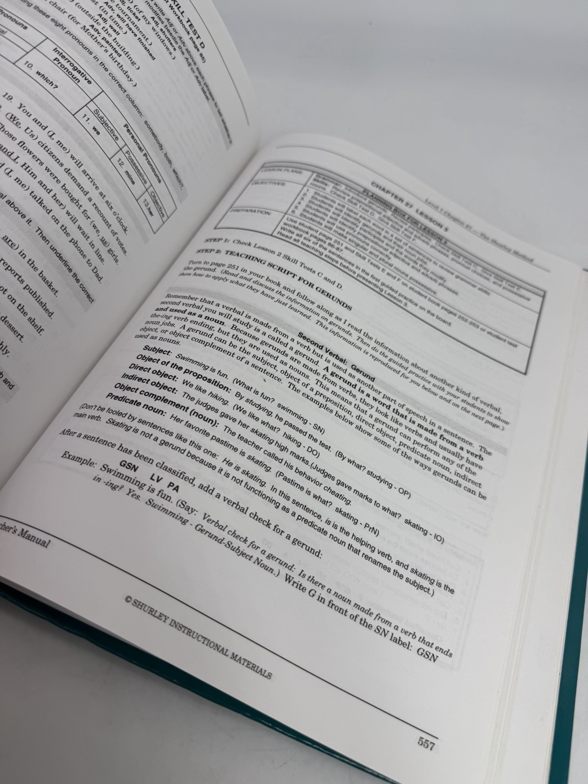 Shurley Method Level 7 Teacher’s Manual English Made Easy Hard Back Fast Ship