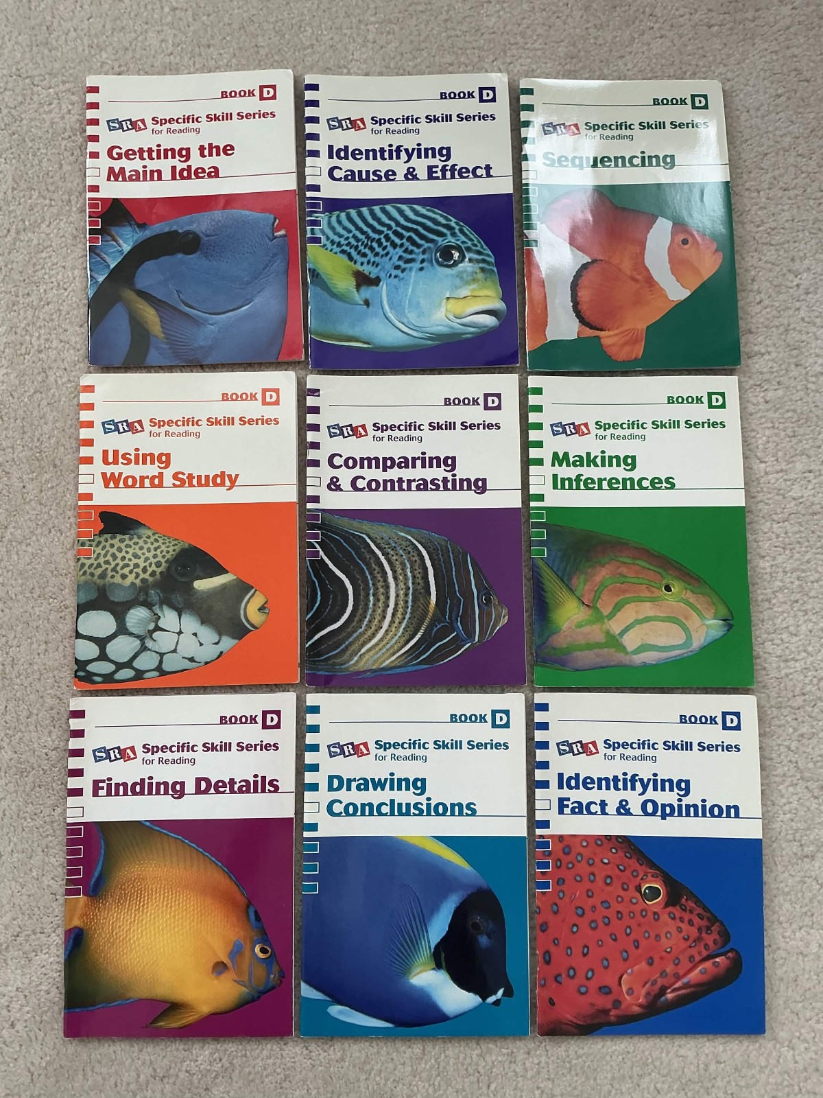 SRA Specific Skill Series Level D Complete Set Of 9