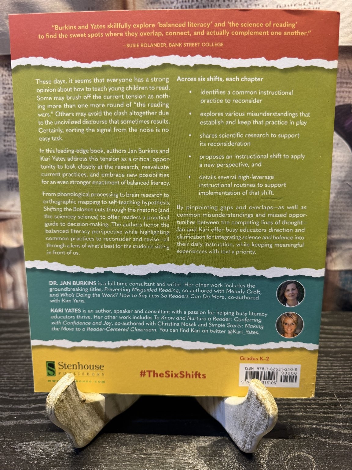 Shifting the Balance Jan Burkins Kari Yates Literacy Reading K-2 2021 Paperback