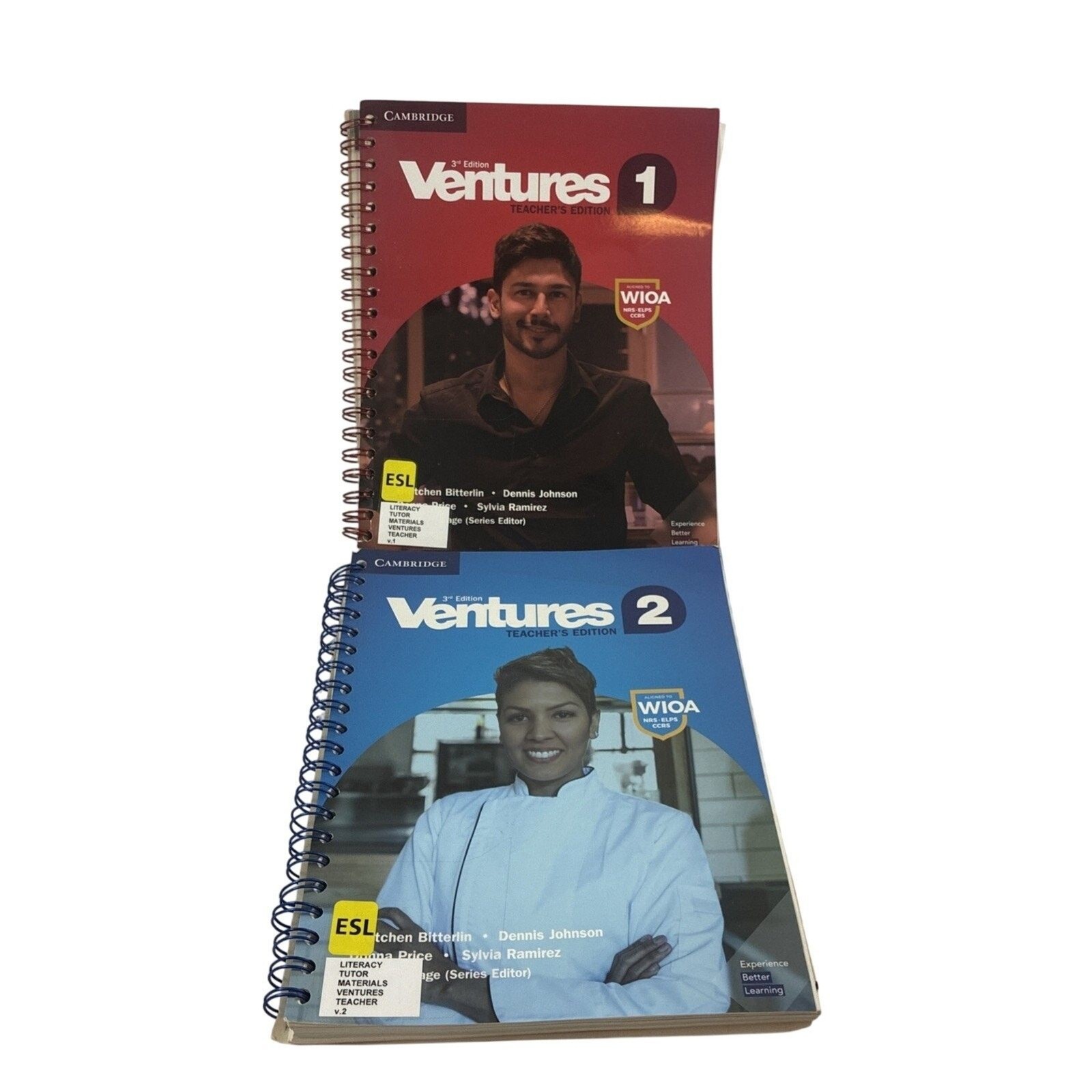 Ventures Level 1 & Level 2 Teacher’s Edition Cambridge Aligned To WIOA NRS ELPS