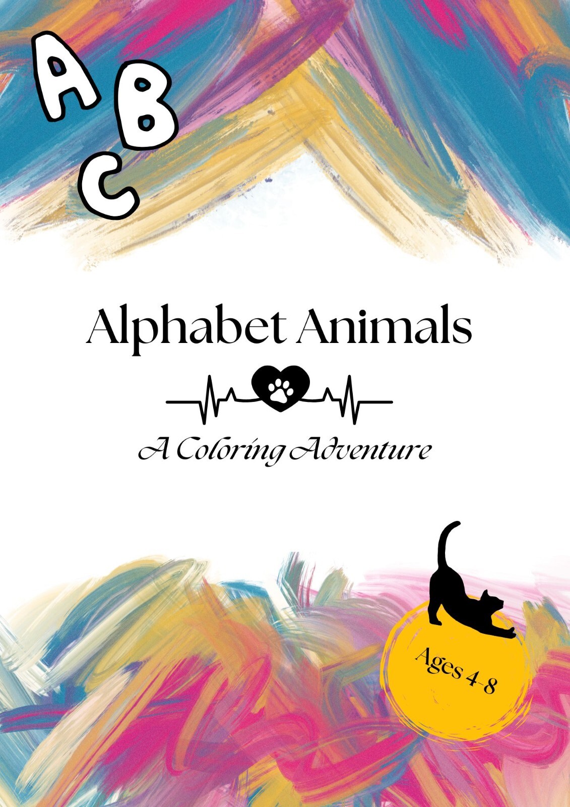 Educational Coloring Book Bundle – 4 Fun Learning Books for Kids Ages 4-8 (PDF)