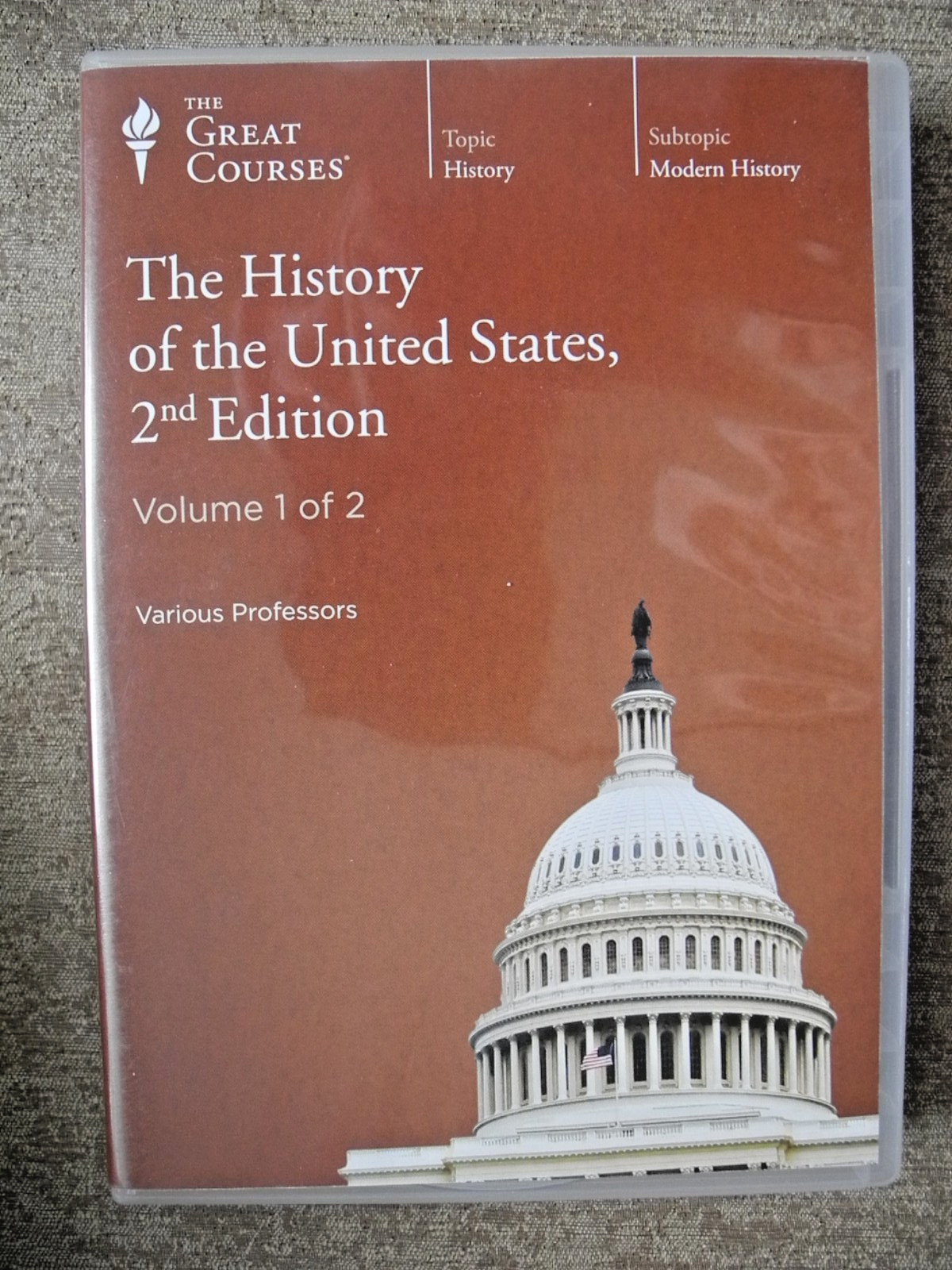 Great Courses 8500/The History of the United states, 2nd Edition/84 lectures