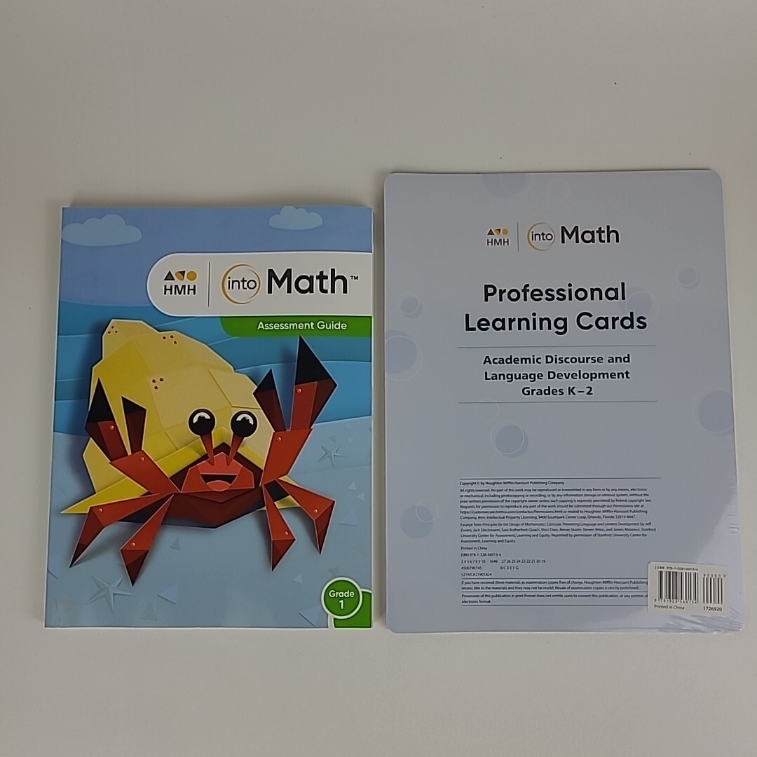 HMH into Math – Grade 1 COMPLETE SET Teacher Edition, Student Workbooks, Extras