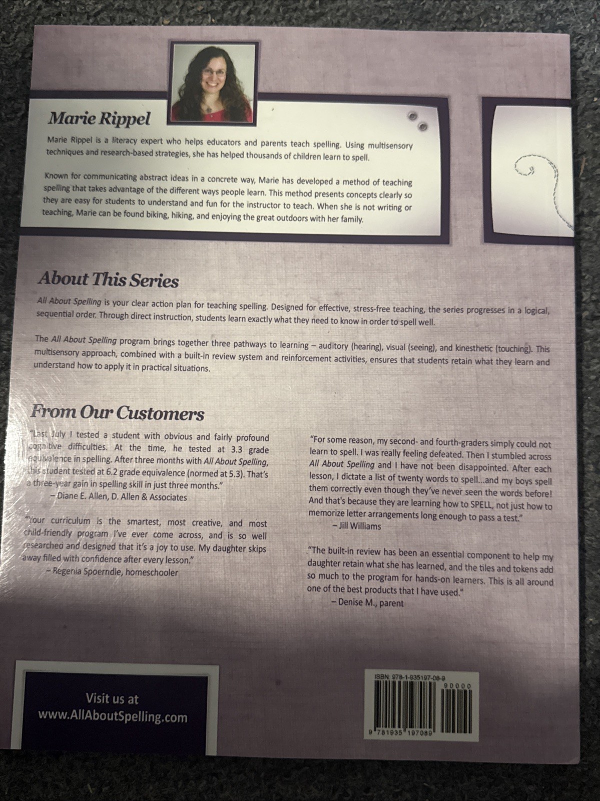 All About Spelling Level 5 Teachers Manual by Marie Rippel