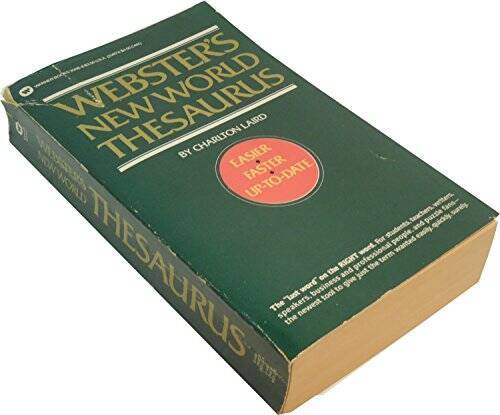 Websters New World Thesaurus – Mass Market Paperback – VERY GOOD