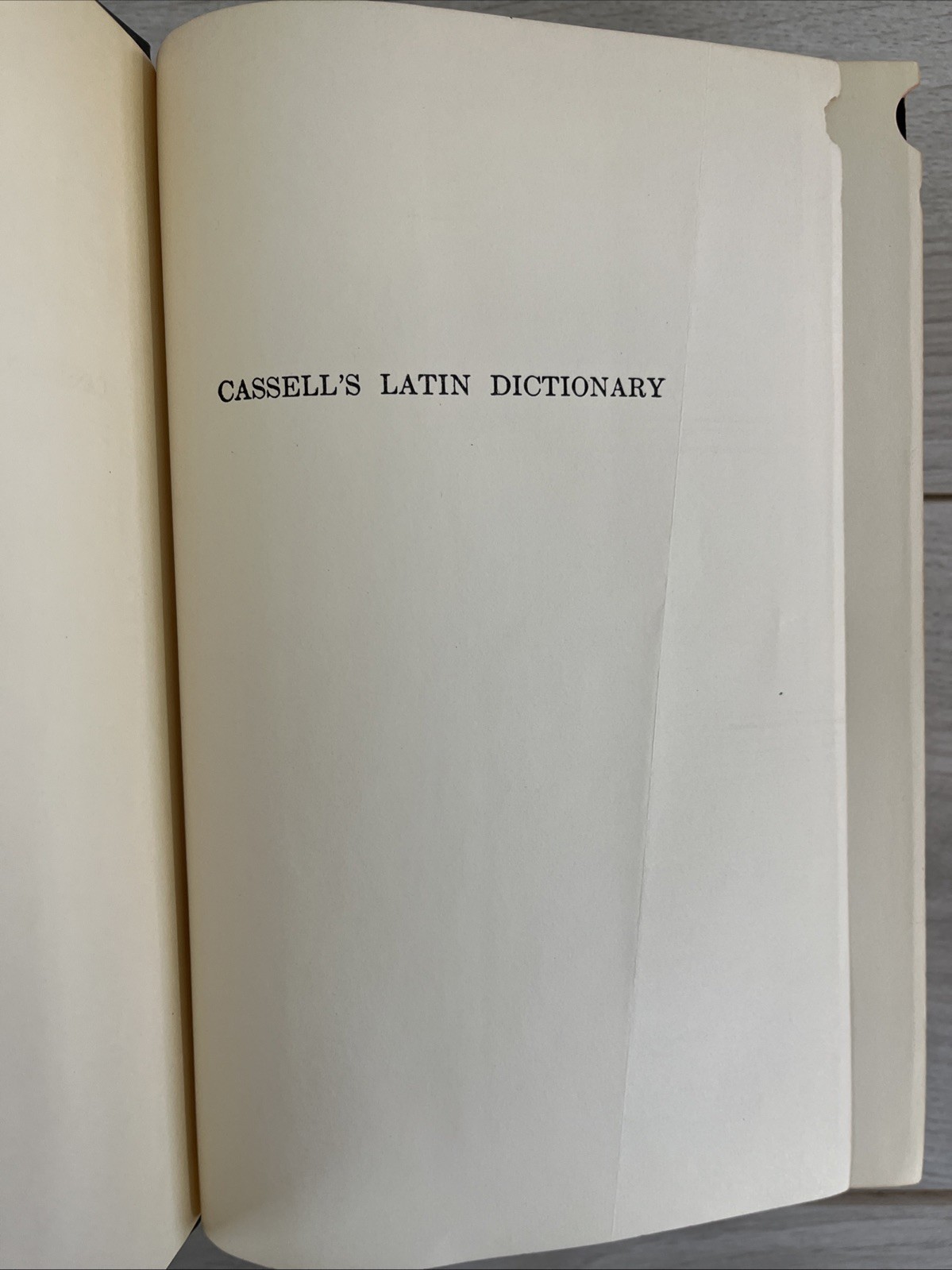 Vintage Cassell’s Latin-English and English-Latin Dictionary Funk & Wagnalls K1