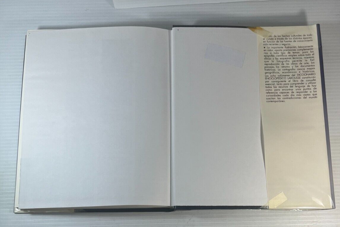 Diccionario Enciclopedico Larousse 8 Volumenes In Color 1995 2nd Edition Spanish