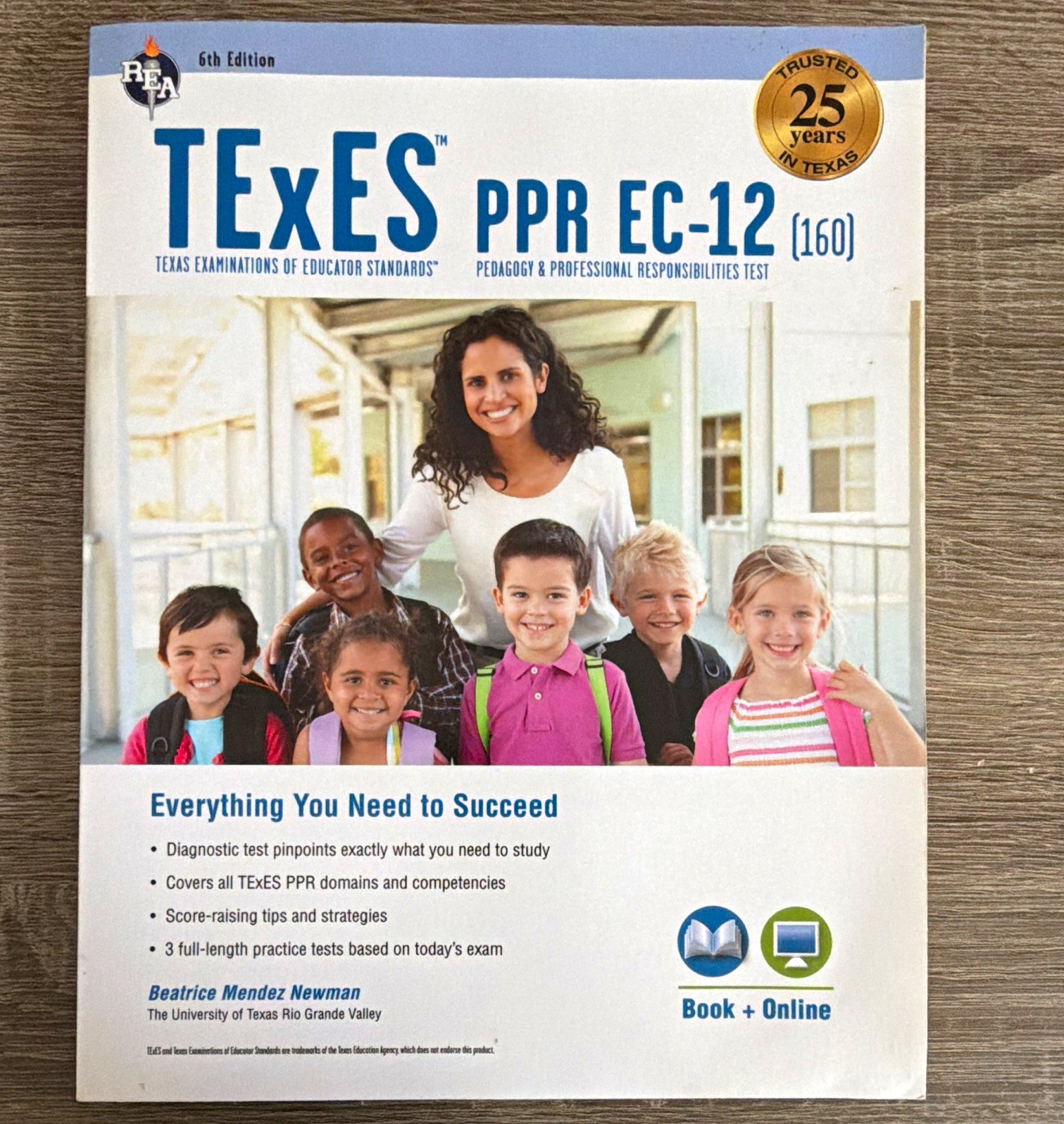 REA TExES PPR EC-12 (160) 6th Ed Study Guide Book Newman