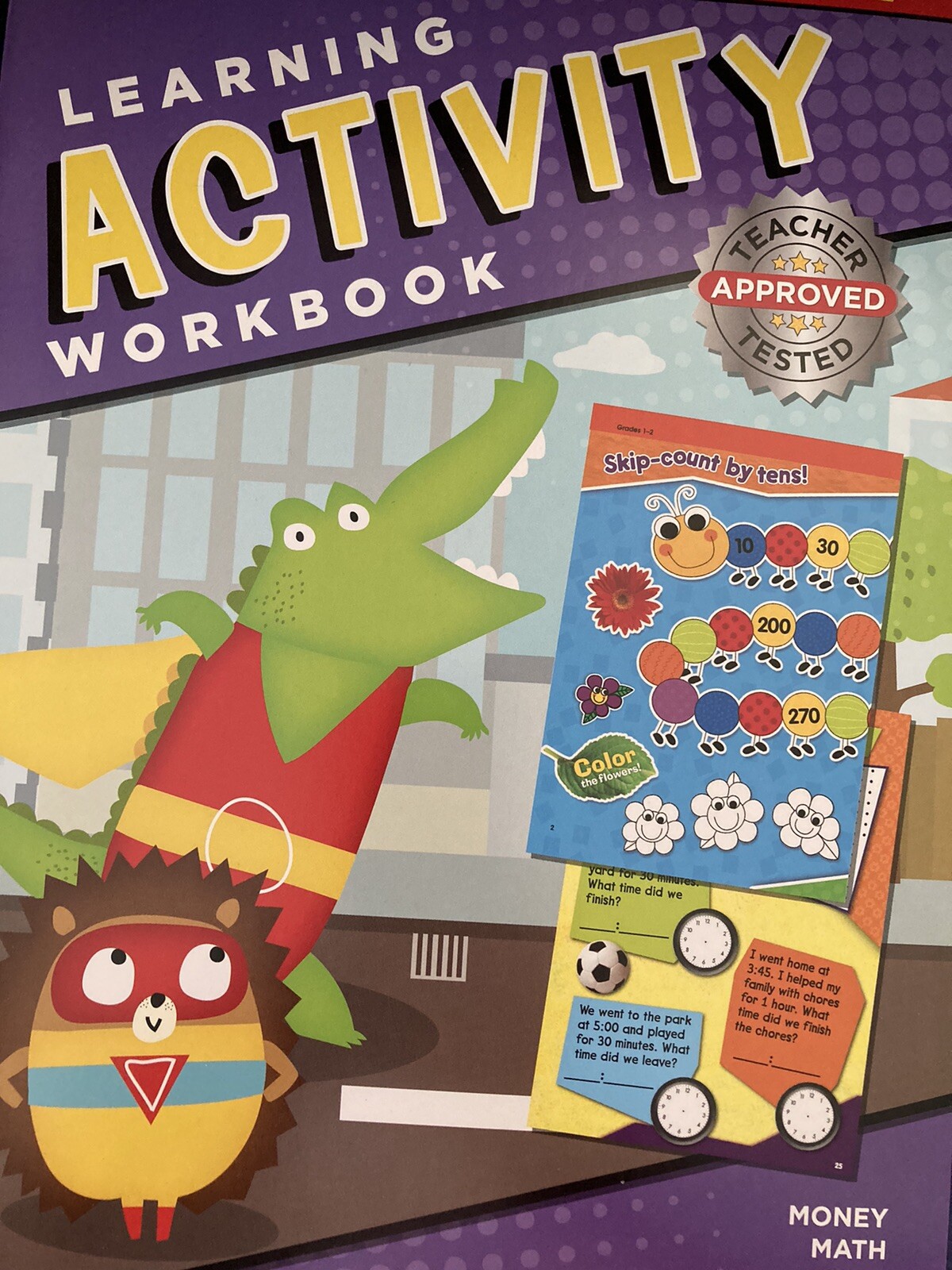 Math Learning Activity Workbook – Grades 1-2 – Clever Factory – 32 Pages