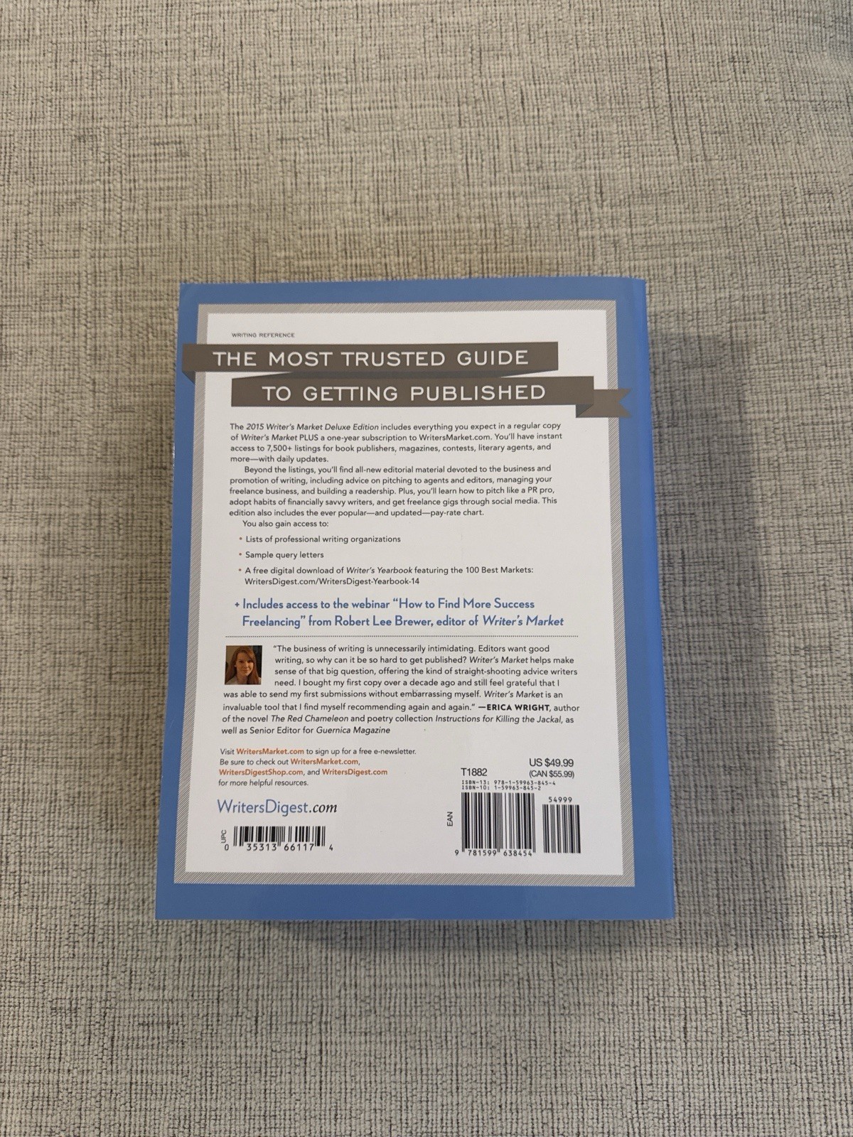 2015 Writer’s Market Deluxe Edition by Robert Lee Brewer Writer’s Digest