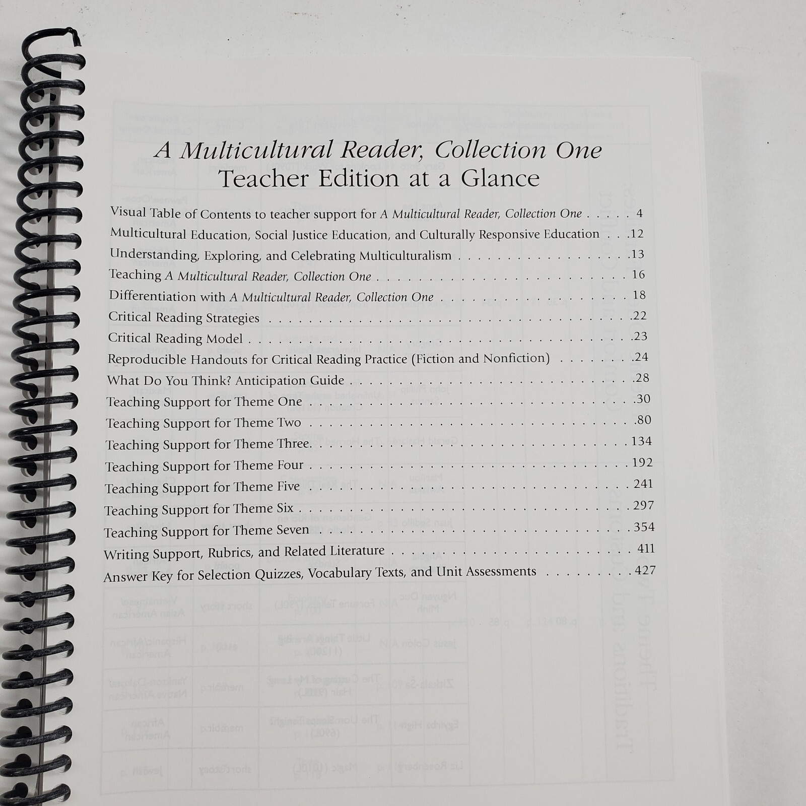 Multicultural Reader Collection One Teacher Edition 2021 Connections Perfection