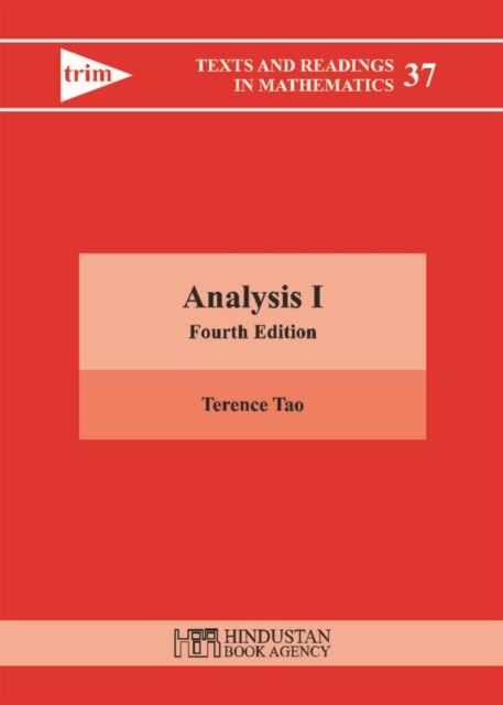 ANALYSIS I 4TH ED by TAO, TERENCE Hardback Self Help Business