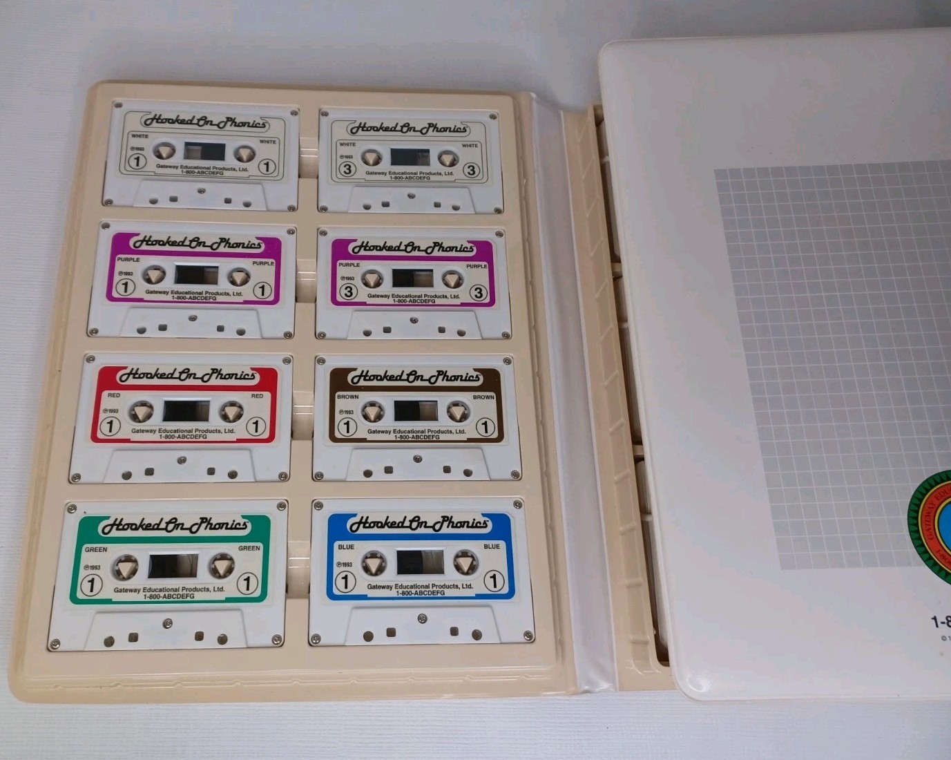 1992 Hooked On Phonics Your Reading Power 2 Box Sets Cassette Tapes Books