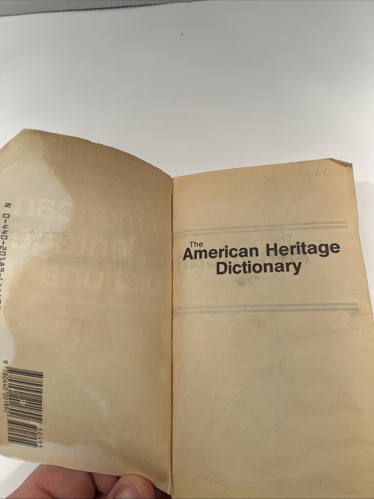 The American Heritage Dictionary Second College Edition