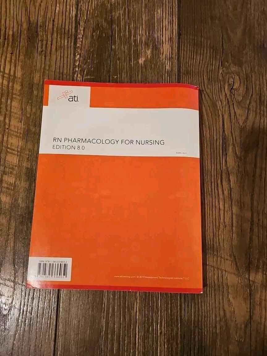 ATI Content Mastery Series RN Pharmacology For Nursing Edition 7.0