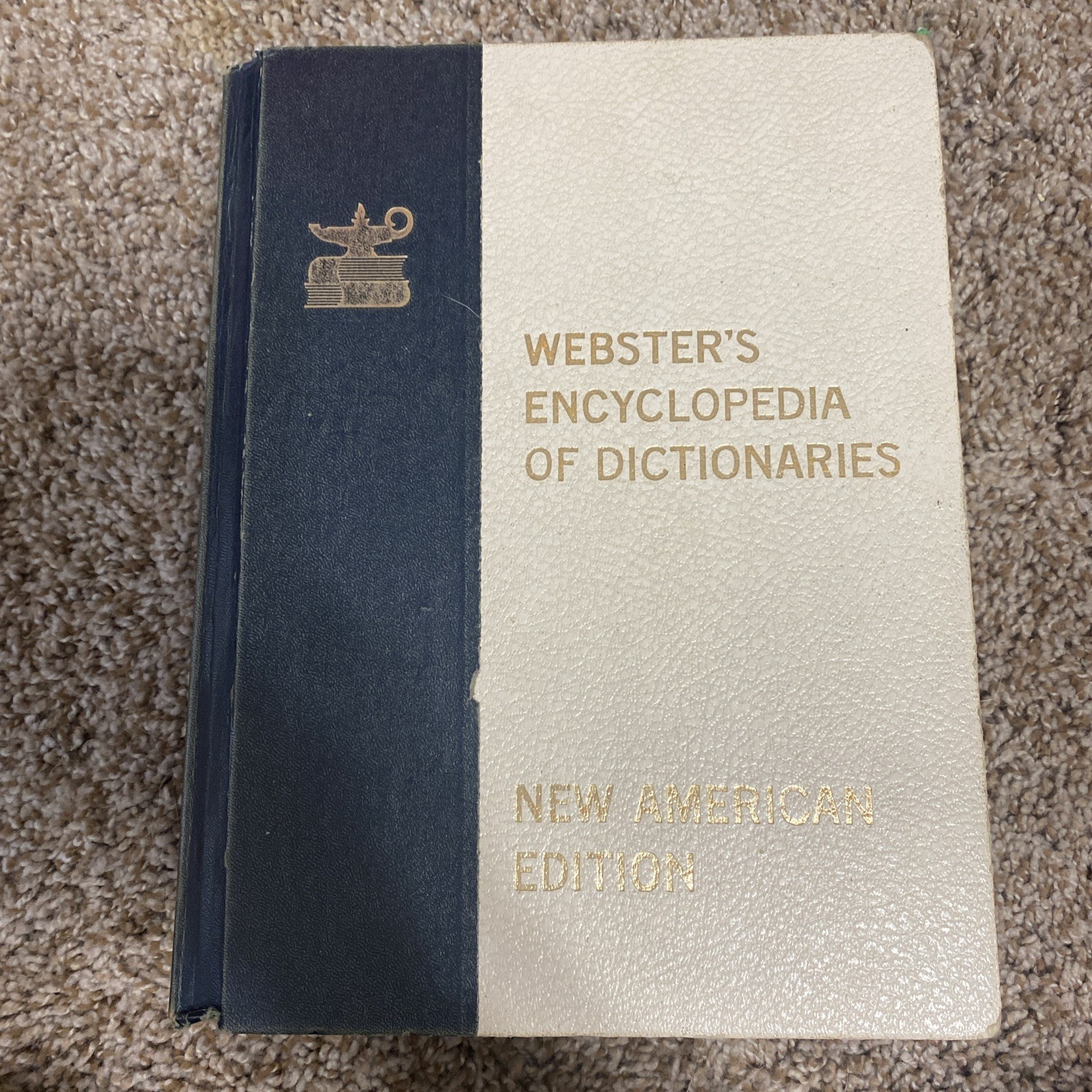 Webster’s Encyclopedia Of Dictionaries New American Edition Large Type 1978 VTG