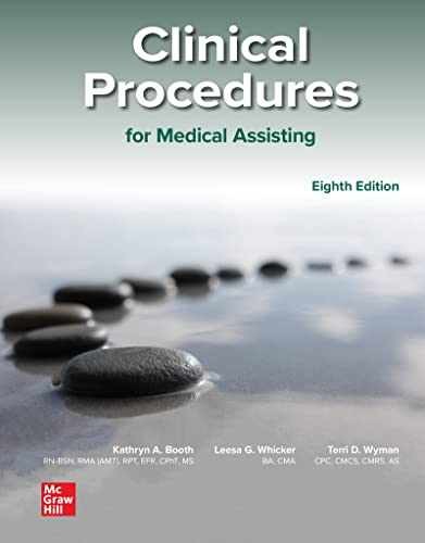 Loose Leaf for Medical Assisting: – Loose Leaf, by Booth Kathryn A.; – Very Good