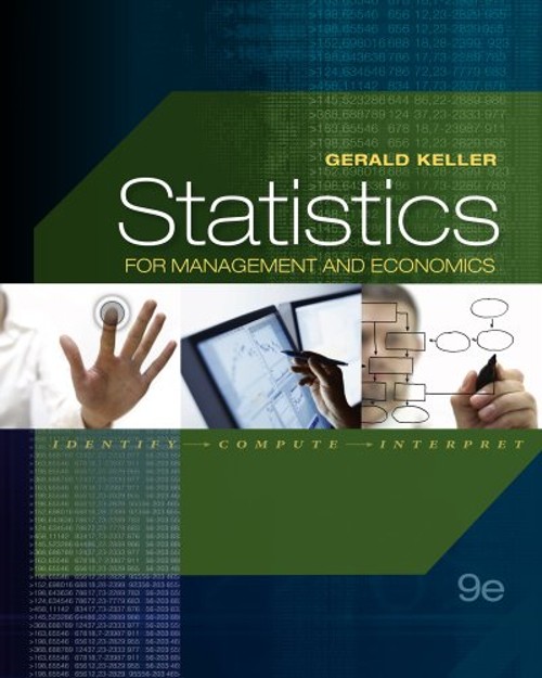 Statistics for Management and Economics Hardcover Gerald Keller